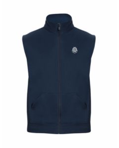 Manorite Crest Sleeveless Zipper Jacket